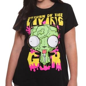 Rare! New! Dead Stock! Vintage Torrid sz 2 Return Gir Invader Zim Y2K 2X